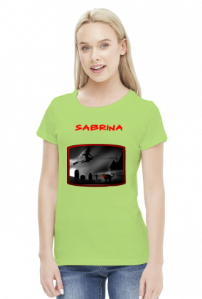 Sabrina - witch and cat - koszulka damska