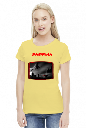 Sabrina - witch and cat - koszulka damska
