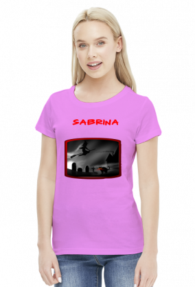 Sabrina - witch and cat - koszulka damska