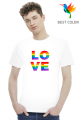 LOVE - koszulka męska LGBT