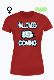 KOSZULKA DAMSKA ,,HALLOWEEN IS COMING,,
