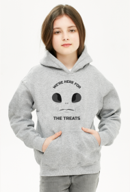 Alien kosmita bluza z kapturem unisex dla dzieci