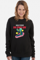 Szkielet w trumnie bluza damska