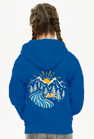 Bluza dziewczęca- grafika górska 1 - Góry, mountains
