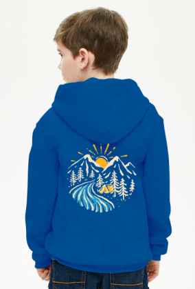 Bluza chłopięca- grafika górska 1 - Góry, mountains
