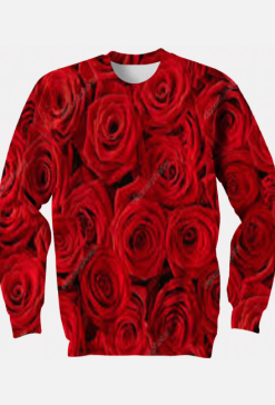 BLUZA DAMSKA ,,RÓŻE,,