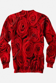 BLUZA DAMSKA ,,RÓŻE,,