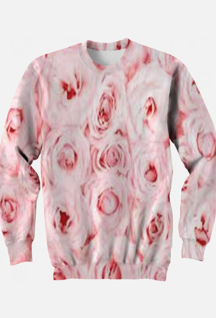 BLUZA DAMSKA ,,RÓŻE,,