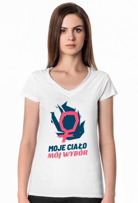 Koszulka "Moje ciało, Mój wybór"