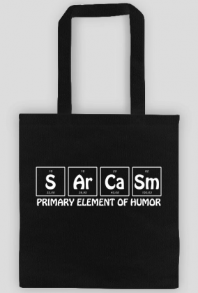 Sarcasm black torba
