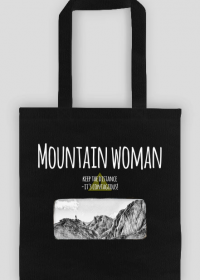 Torba- Mountain woman. Keep the distance, it's contagious!  -Góry, mountains