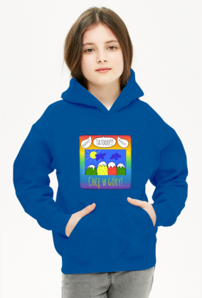 Bluza dziewczęca z kapturem- Mamo! Tato! Chcę w góry! - Góry, mountains
