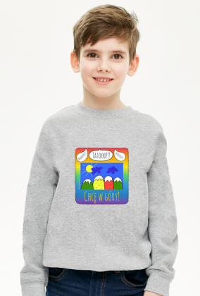 Bluza chłopięca- Mamo! Tato! Chcę w góry! - Góry, mountains