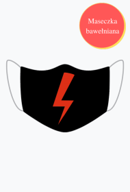 Maseczka Strajk Kobiet Piorun