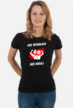 No woman no kraj koszulka damska strajk kobiet