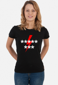 Koszulka strajk kobiet piorun 8 gwiazdek