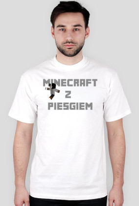 Koszulka Minecraft z Piesgiem