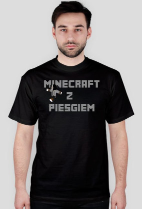 Koszulka Minecraft z Piesgiem