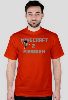 Koszulka Minecraft z Piesgiem