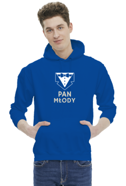 Pan młody bluza z kapturem męska