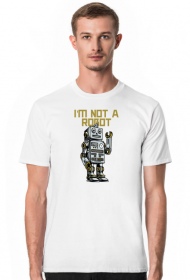 I'm not a robot koszulka męska captcha dla webmastera, programisty, informatyka