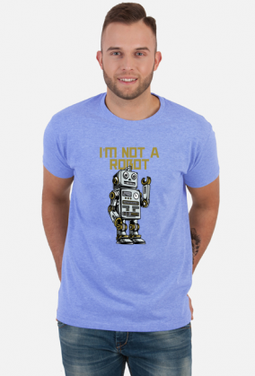 I'm not a robot koszulka męska captcha dla webmastera, programisty, informatyka