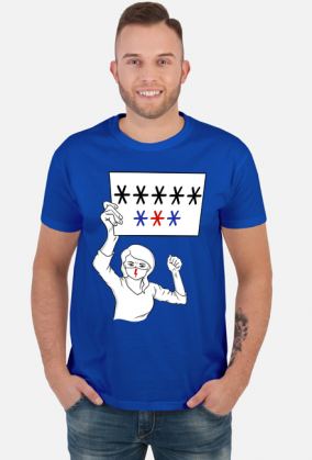 Koszulka męska ***** *** - Ruch Ośmiu Gwiazd Strajk Kobiet