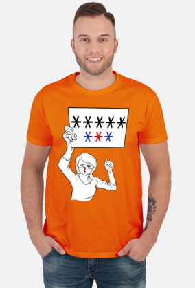 Koszulka męska ***** *** - Ruch Ośmiu Gwiazd Strajk Kobiet