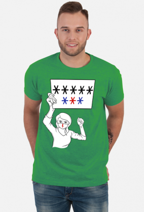 Koszulka męska ***** *** - Ruch Ośmiu Gwiazd Strajk Kobiet