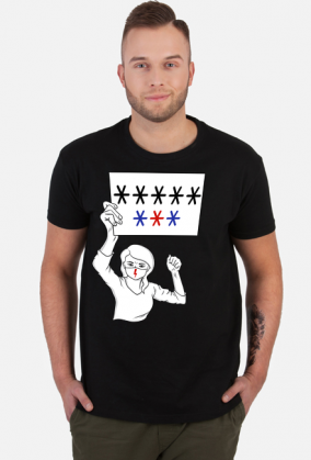 Koszulka męska ***** *** - Ruch Ośmiu Gwiazd Strajk Kobiet