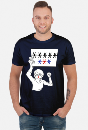 Koszulka męska ***** *** - Ruch Ośmiu Gwiazd Strajk Kobiet