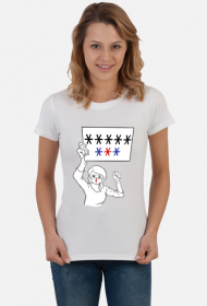 Koszulka damska ***** *** - Ruch Ośmiu Gwiazd Strajk Kobiet
