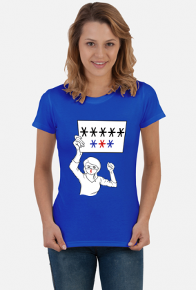 Koszulka damska ***** *** - Ruch Ośmiu Gwiazd Strajk Kobiet