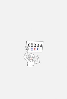 Koszulka damska ***** *** - Ruch Ośmiu Gwiazd Strajk Kobiet