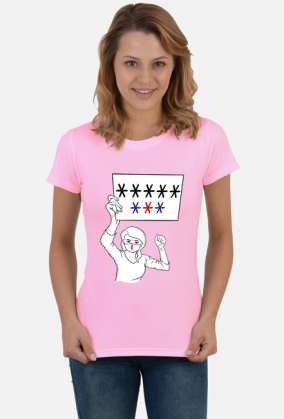 Koszulka damska ***** *** - Ruch Ośmiu Gwiazd Strajk Kobiet
