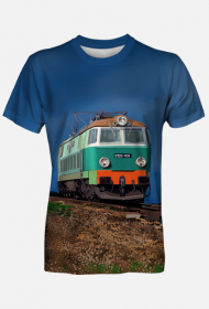 Koszulka z lokomotywa ET22 fullprint.