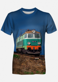 Koszulka z lokomotywa ET22 fullprint.