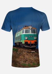 Koszulka z lokomotywa ET22 fullprint.