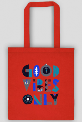 Torba- Good vibes only- light colors - Góry, mountains