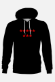 ***** *** – Bluza osiem gwiazdek czarna red black