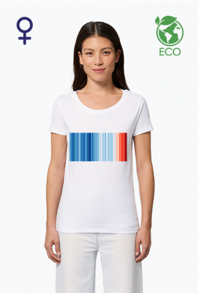 Koszulka ekologiczna "Warming stripes"