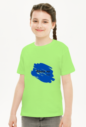 T-Shirt Ahora no przód for girls