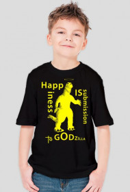 T-shirt Godzilla Happiness for kid