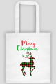 Merry Christmas - świąteczna torba z reniferem