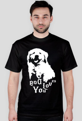 T-shirt Dogs Loves You for man