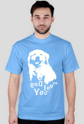 T-shirt Dogs Loves You for man