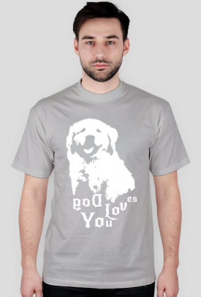 T-shirt Dogs Loves You for man