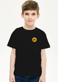 Koszulka dziecięca czarna Golden Carp