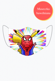 Maseczka spider pikachu