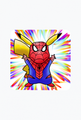 Kwadrat spider pikachu